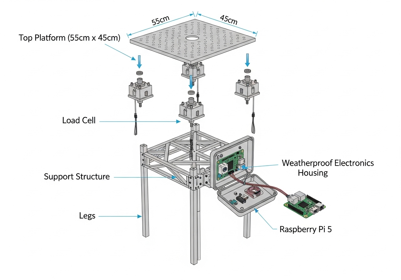 Vista explotada de la plataforma IoT de ApiTech